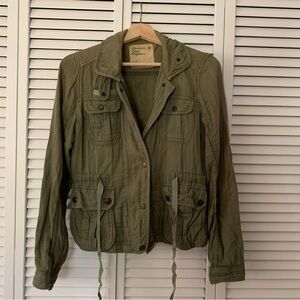 American Eagle AE Green Light Jacket Size Small Womens Casual Spring Summer